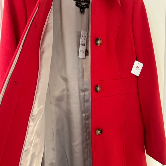 J. Crew Red Women's Coat - Picture 2 of 3